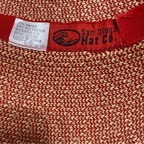 NWOT Best Sun Hat San Diego Hat Co. Roll Up Hat Visor - Picture 2 of 7